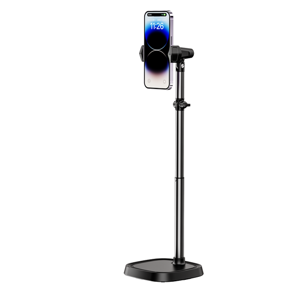 iDock 2025 Portable Adjustable Phone Holder Desktop Live Streaming Dual Arm Foldable Phone Stand