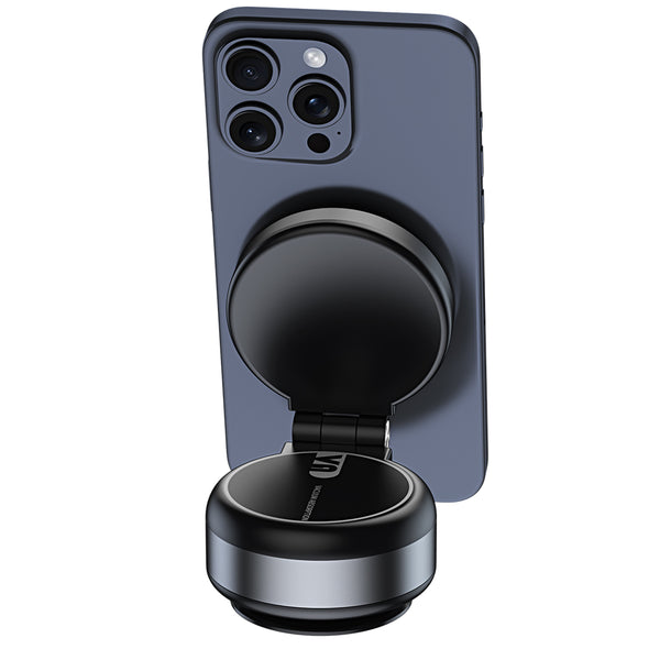 iDock Portable Folding Adjustable Electric Suction Magnetic Phone Stand Multi-functional Car Phone Holder