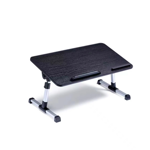 iDock Ergonomic Portable Foldable Adjustable Height and Angle MDF Home Office Bed Computer Table Wooden Laptop Stand