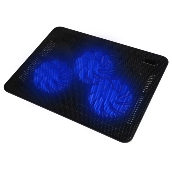 iDock Ergonomic 3 Fans Laptop Cooling Pad Portable Slim USB Powered Laptop Cooler for 15.6-17 Inch