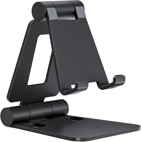 iDock Ergonomic Folding Cell Phone Stand Fully Adjustable Foldable Desktop Phone Holder Cradle Dock