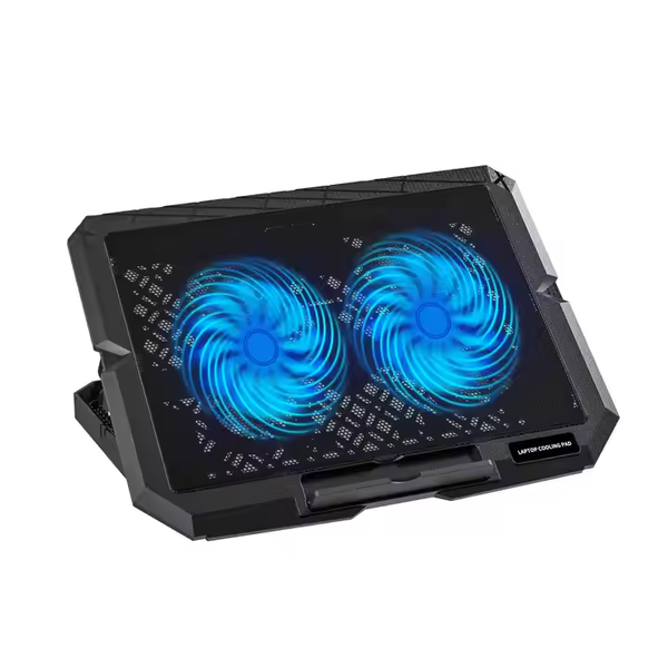 iDock Ergonomic Height Adjustable Foldable 2 Fans 2 USB HUB Laptop Cooling Pad