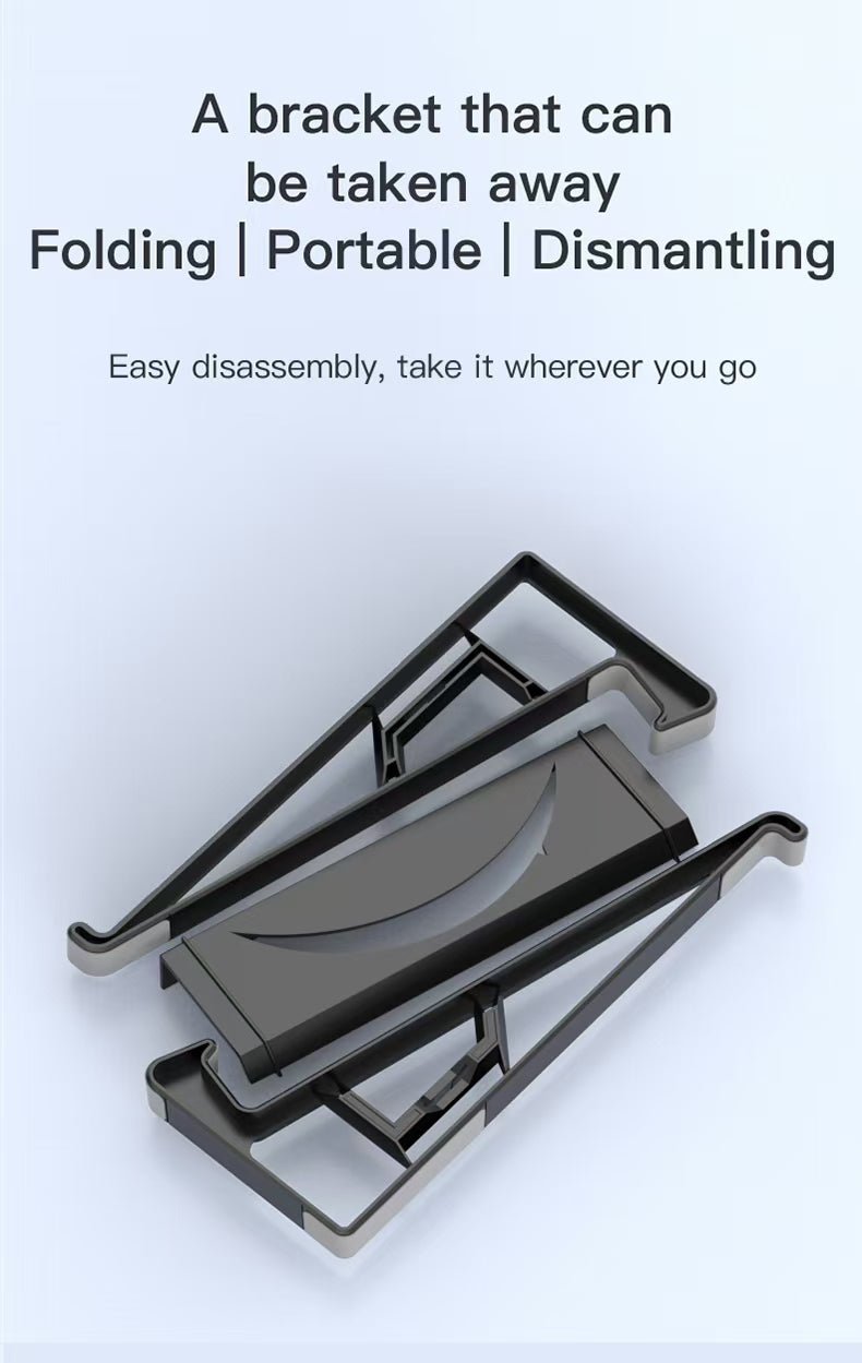 Factory Custom Logo Box iDock 2 In 1 Portable Folding Plastic Desktop Laptop Stand for Under the 17.3 Inches Laptops Tablets - iDock Laptopstand