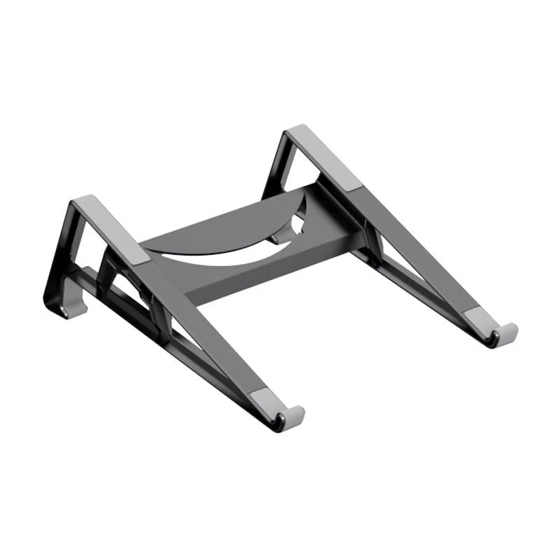 Factory Custom Logo Box iDock 2 In 1 Portable Folding Plastic Desktop Laptop Stand for Under the 17.3 Inches Laptops Tablets - iDock Laptopstand