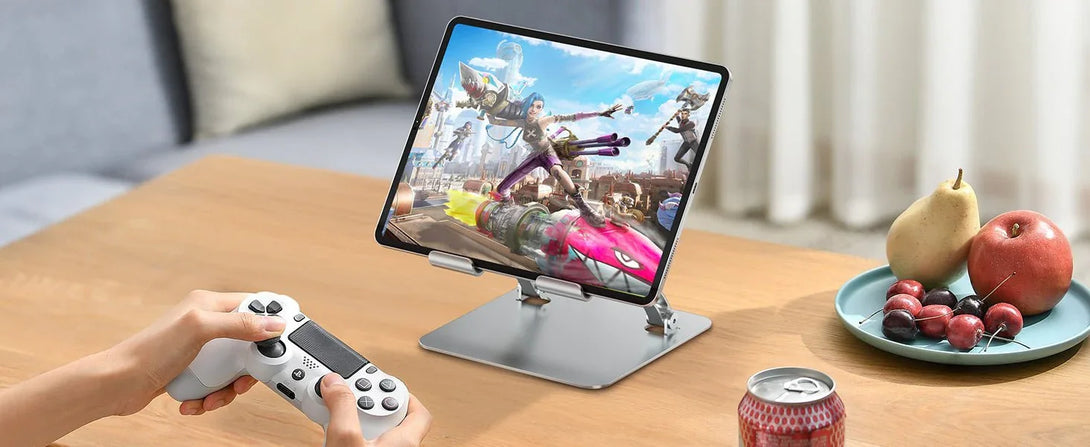 Factory Custom Logo Box iDock Aluminum Portable Folding Adjustable Desktop Tablet Stand Holder - iDock Laptopstand