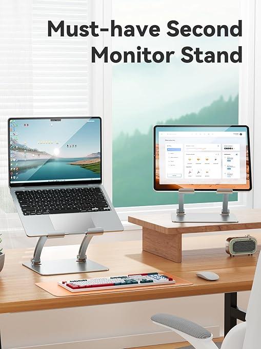 Factory Custom Logo Box iDock Aluminum Portable Folding Adjustable Desktop Tablet Stand Holder - iDock Laptopstand