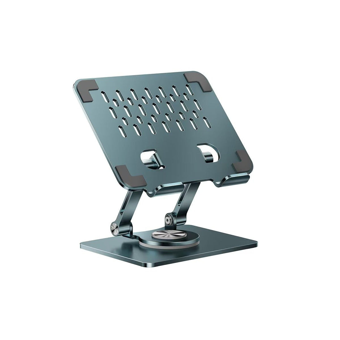 Factory Custom Logo Box iDock Ergonomic Portable Folding Adjustable Height 360 Degree Rotatable Tablet Riser Holder iPad Stand - iDock Laptopstand