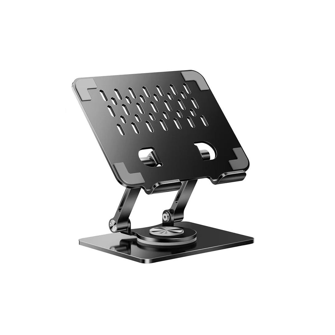 Factory Custom Logo Box iDock Ergonomic Portable Folding Adjustable Height 360 Degree Rotatable Tablet Riser Holder iPad Stand - iDock Laptopstand