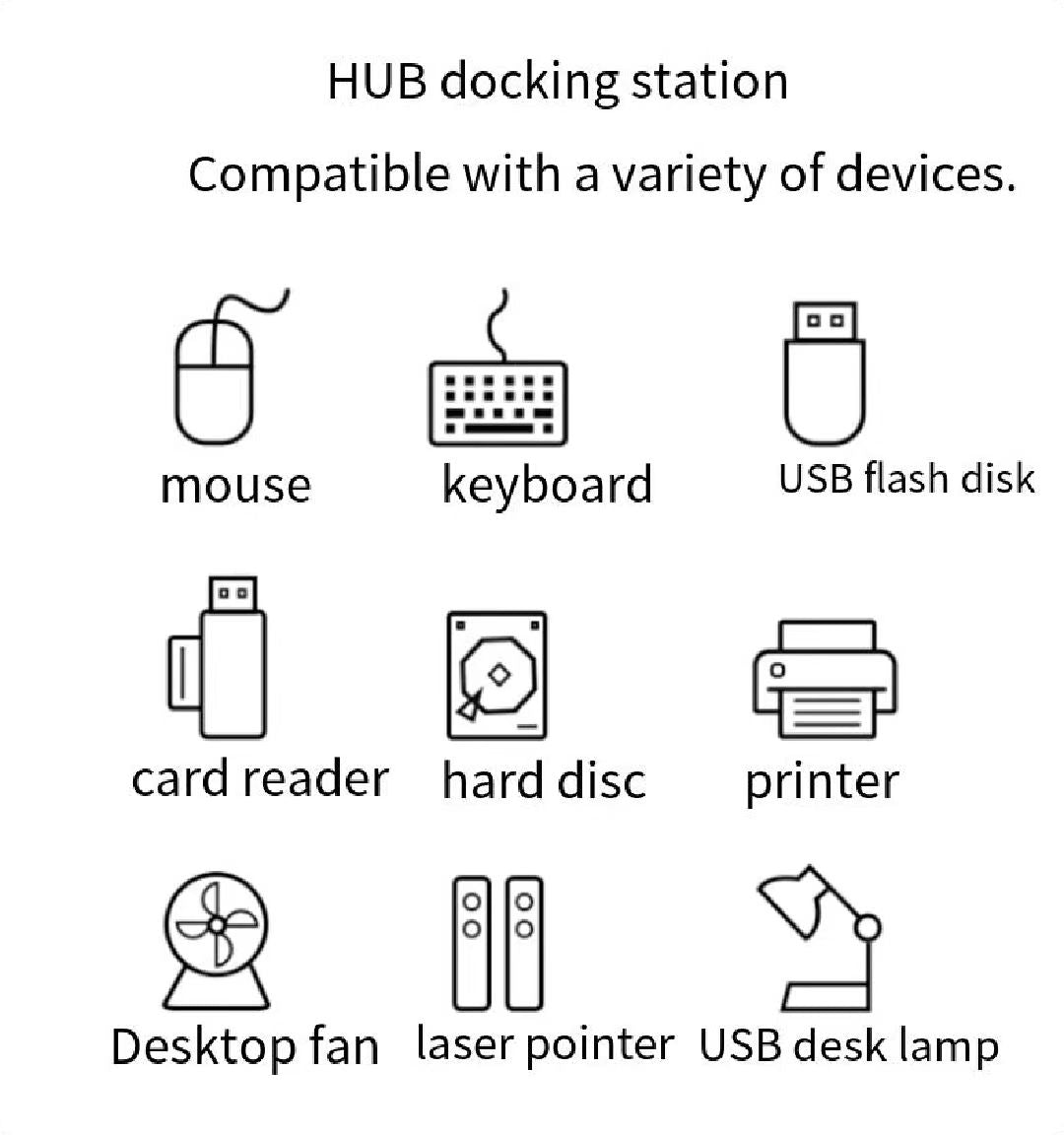 Factory Custom Logo Box iDock Height Angle Adjustable 360 Degree Rotating Two - pole Folding Notebook Stand with Docking Station - iDock Laptopstand