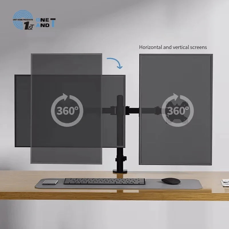 Factory Custom Logo Box iDock Home Office Desktop Adjustable Height and Angle Monitor Riser Stand Dual - screen Display Holder - iDock Laptopstand