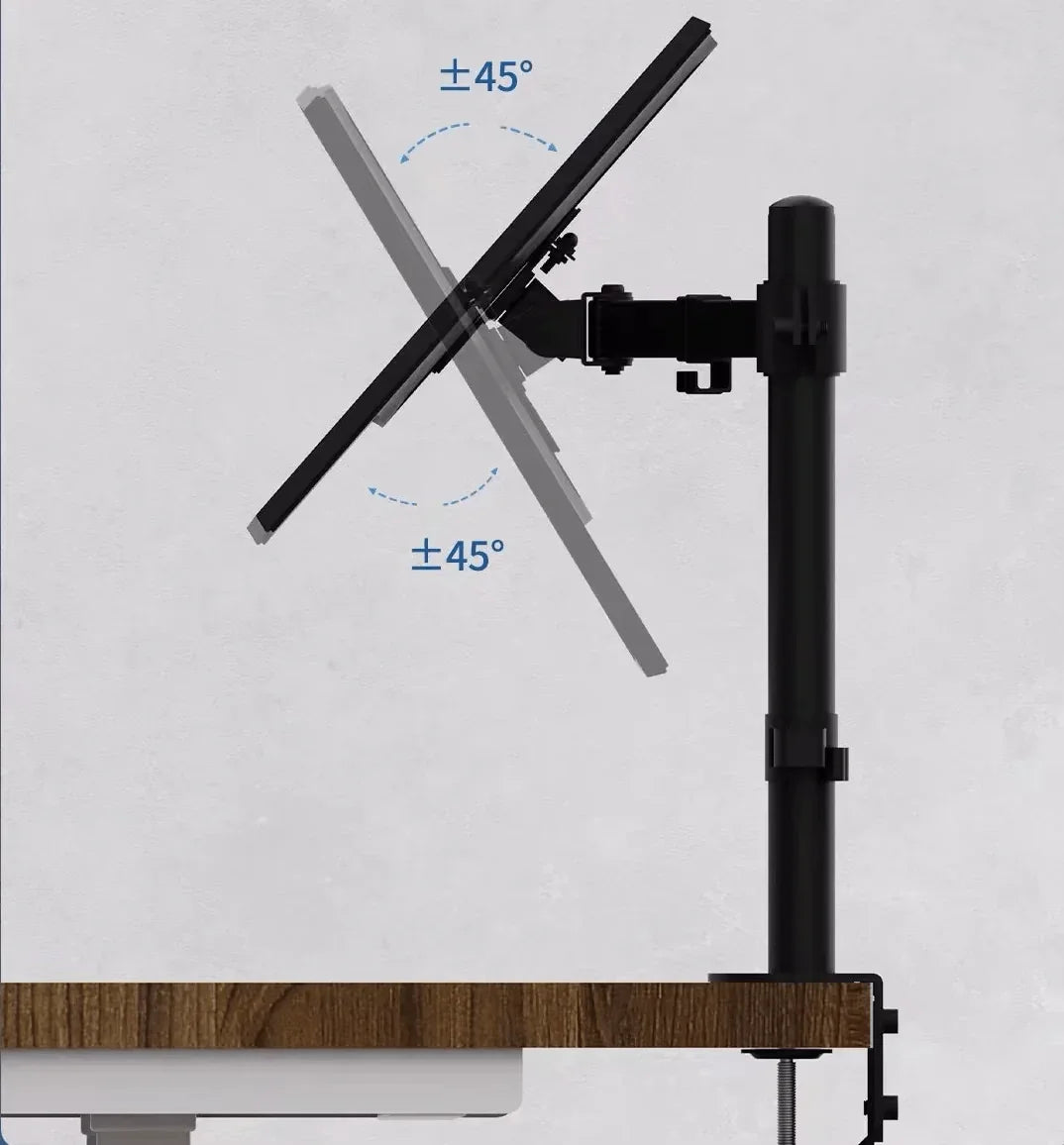 Factory Custom Logo Box iDock Home Office Desktop Adjustable Height and Angle Monitor Riser Stand Single - screen Display Holder - iDock Laptopstand