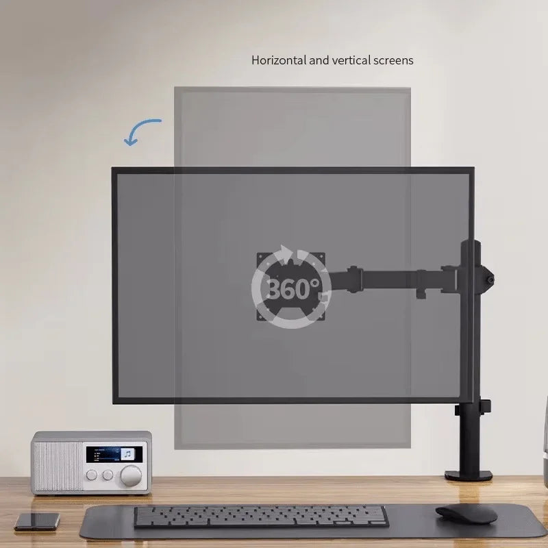 Factory Custom Logo Box iDock Home Office Desktop Adjustable Height and Angle Monitor Riser Stand Single - screen Display Holder - iDock Laptopstand