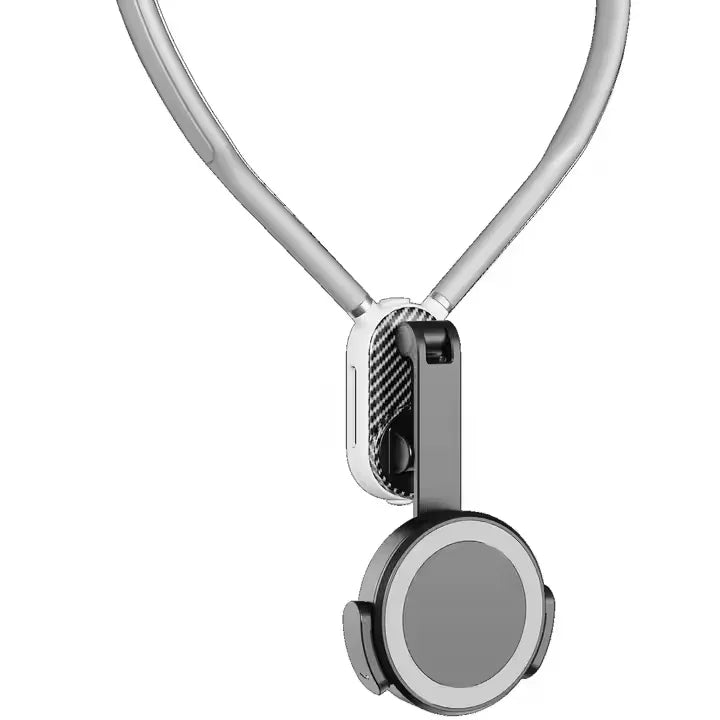 Factory Custom Logo Box iDock Portable Sports Magnetic Adjustable Height Angle Horizontal Vertical Screen Neck Phone Holder Neck Camera Holder - iDock Laptopstand