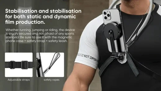 Factory Custom Logo Box iDock Portable Sports Magnetic Adjustable Height Angle Horizontal Vertical Screen Neck Phone Holder Neck Camera Holder - iDock Laptopstand