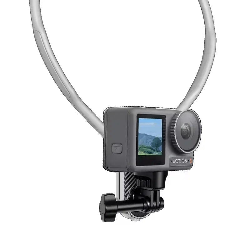 Factory Custom Logo Box iDock Portable Sports Magnetic Adjustable Height Angle Horizontal Vertical Screen Neck Phone Holder Neck Camera Holder - iDock Laptopstand