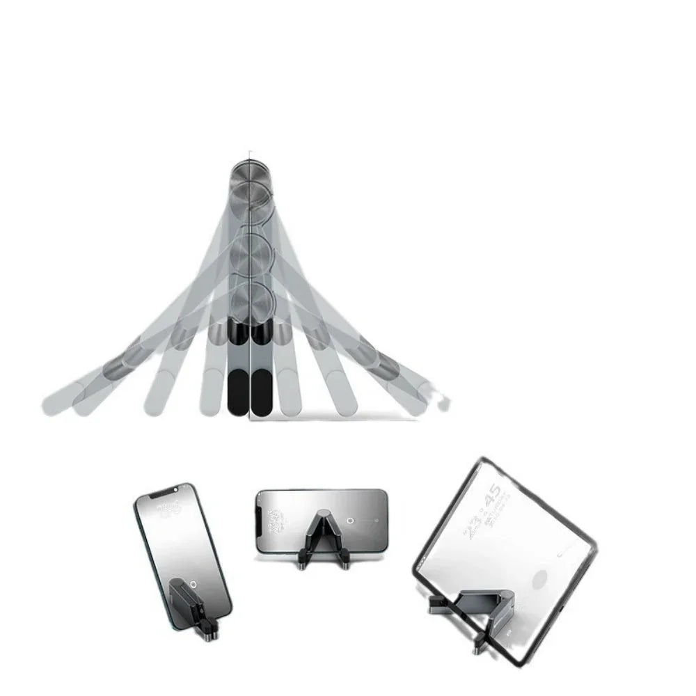 Factory Custom Logo Box iDock Portable V - shaped Aluminum Alloy Folding Compact Desktop Phone Holder Stand - iDock Laptopstand