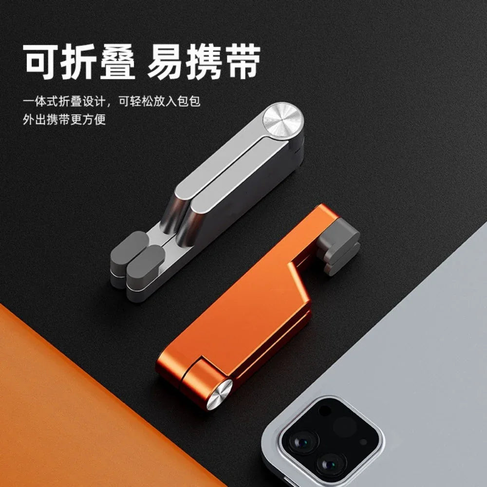 Factory Custom Logo Box iDock Portable V - shaped Aluminum Alloy Folding Compact Desktop Phone Holder Stand - iDock Laptopstand