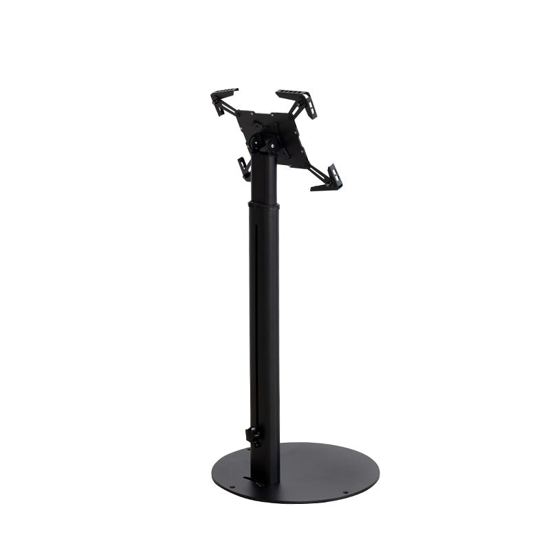 Factory Custom Logo Box IDock Stylish Adjustable Height iPad Floor Holder 90° Rotation Metal Floor Tablet Stand - iDock Laptopstand