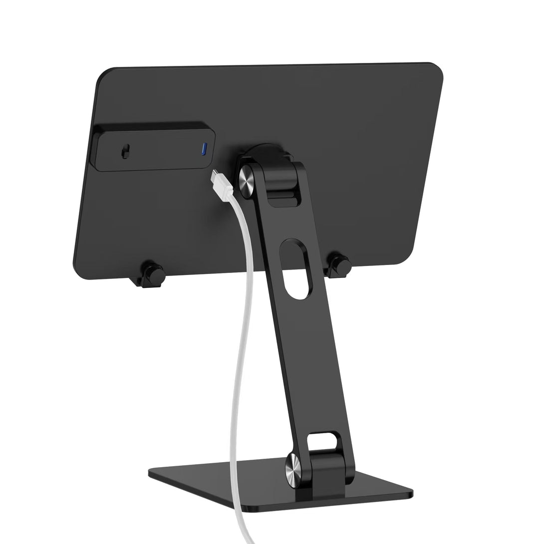 Factory Custom Logo Box Portable Folding Magnetic Aluminum iPad Charger Stand Tablet Charger Holder for iPad 11 12.9 Inch - iDock Laptopstand