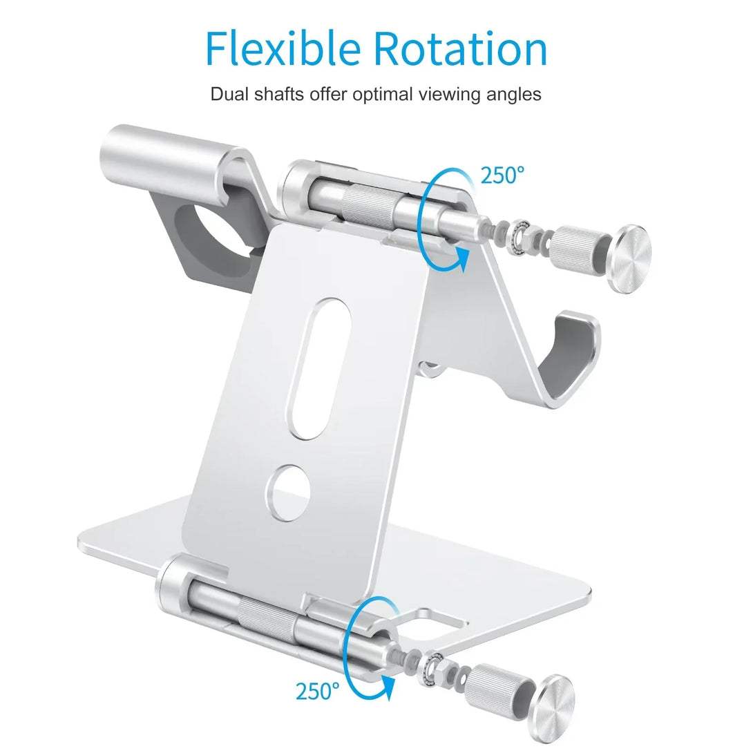 iDock 2 in 1 Design Mobile Phone Desktop Stand Compatible with 3.5 - 12.9 Inch Smart Devices and Apple Watch - iDock Laptopstand