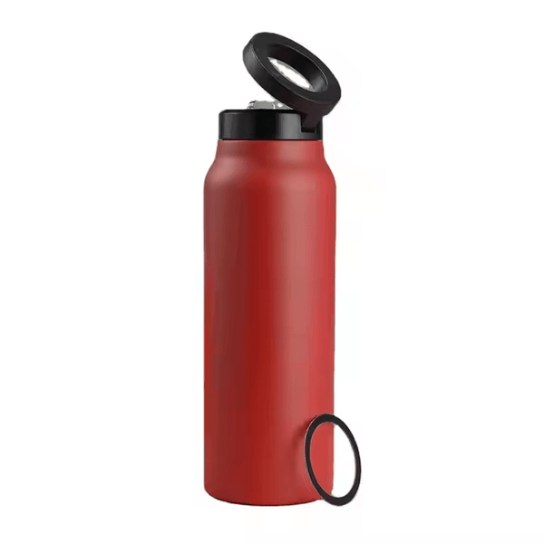 iDock 2024 750ml Multi - function Portable Water Bottle with Magnetic Phone Holder for Desk Outdoor and Indoor Use - iDock Laptopstand