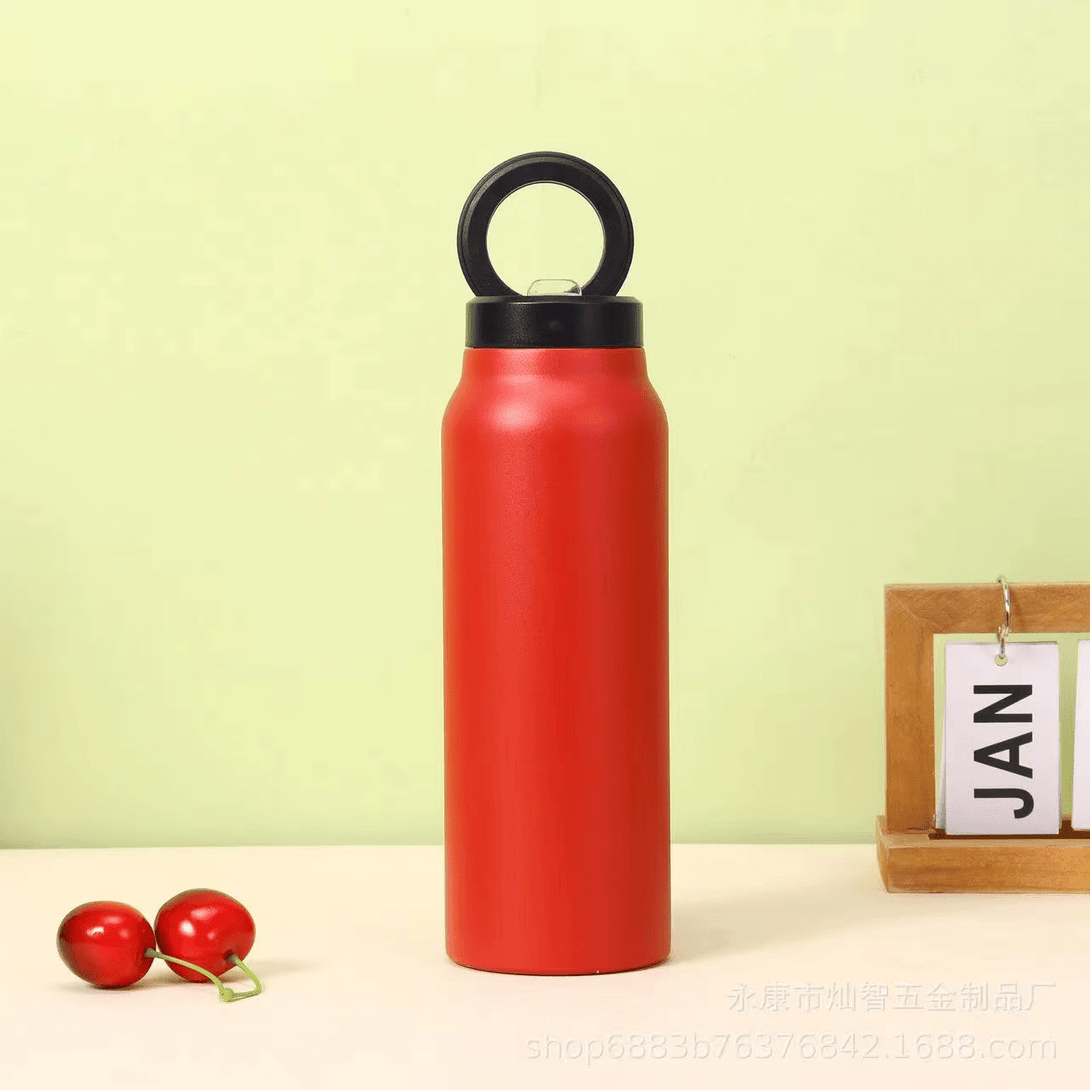 iDock 2024 750ml Multi - function Portable Water Bottle with Magnetic Phone Holder for Desk Outdoor and Indoor Use - iDock Laptopstand
