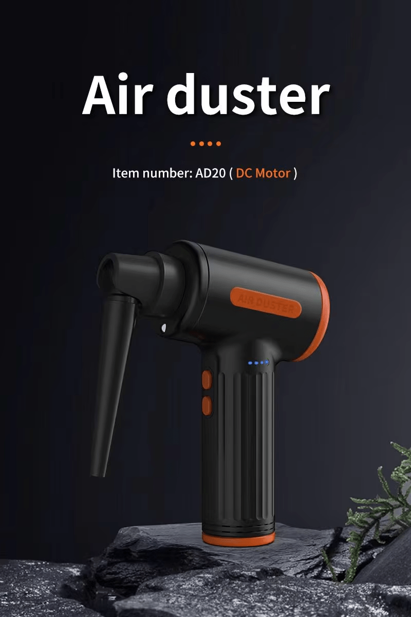 iDock 2024 Year 7500mAh Electrical Mini Air Duster Blowing Gun Portable Electric Factory Cordless Air Duster - iDock Laptopstand