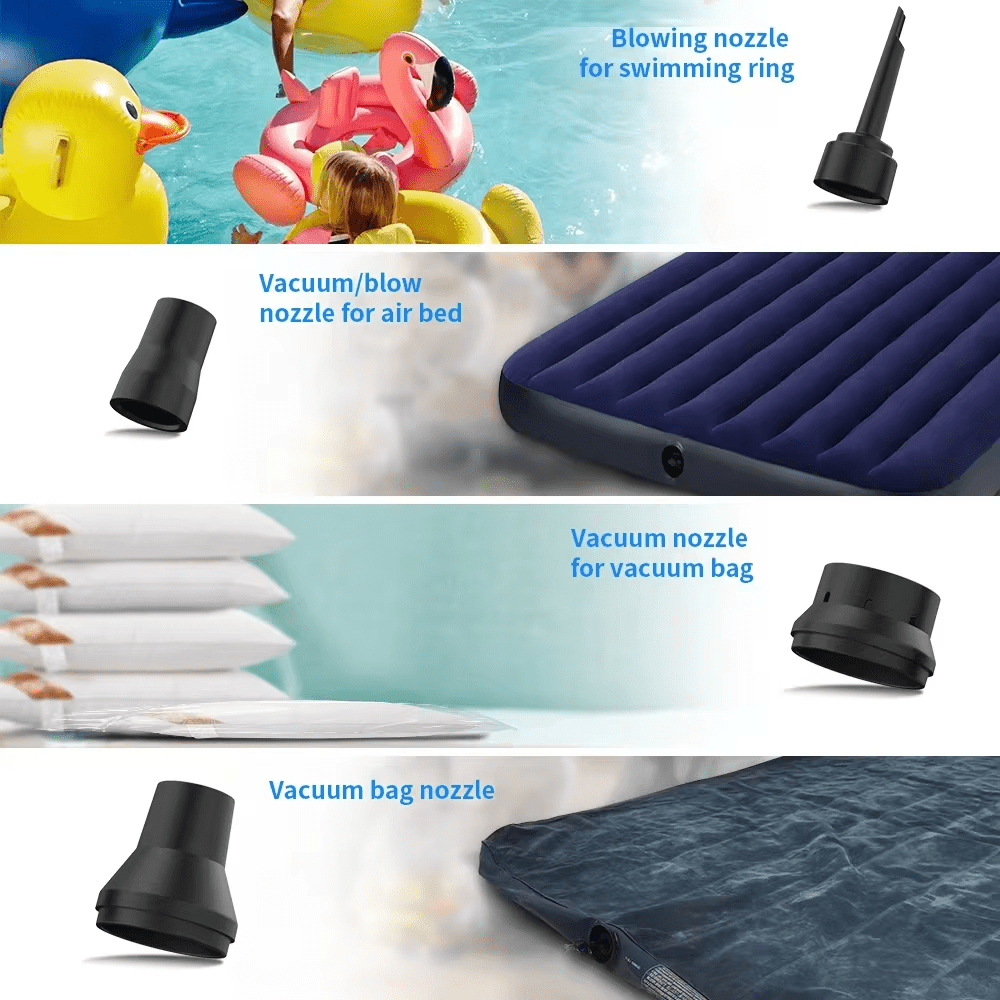 iDock 3 Gears Duster Spray Compressed Electric Air Blower 6000mAh Rechargeable PC Computer Duster Portable Cordless Air Duster - iDock Laptopstand
