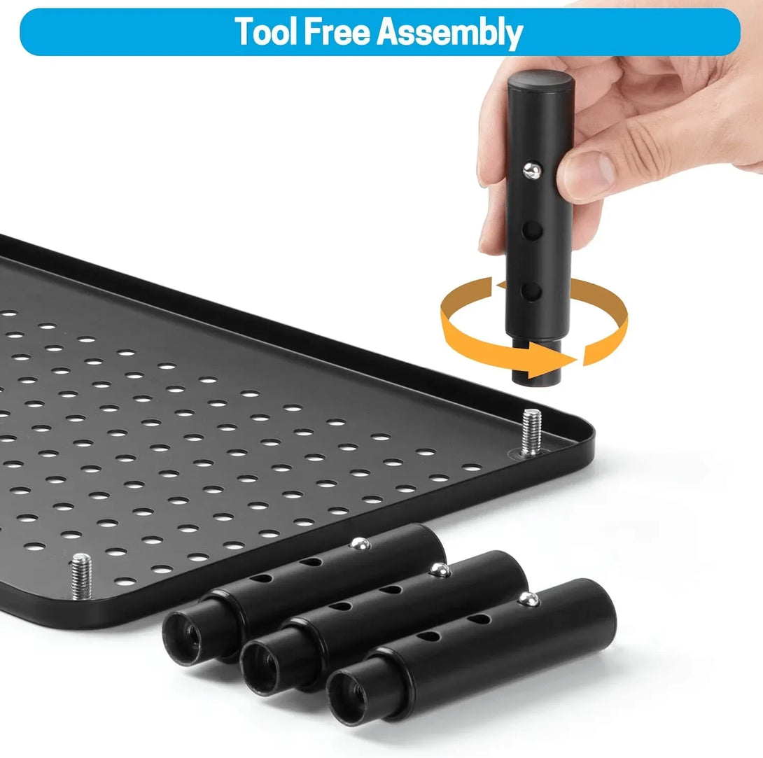 iDock 3 Height Adjustable with Metal Vented Monitor Riser Stand for Printer Laptop PC Desk - iDock Laptopstand