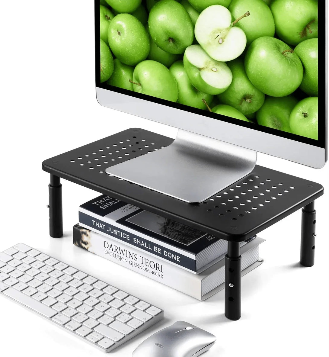 iDock 3 Height Adjustable with Metal Vented Monitor Riser Stand for Printer Laptop PC Desk - iDock Laptopstand