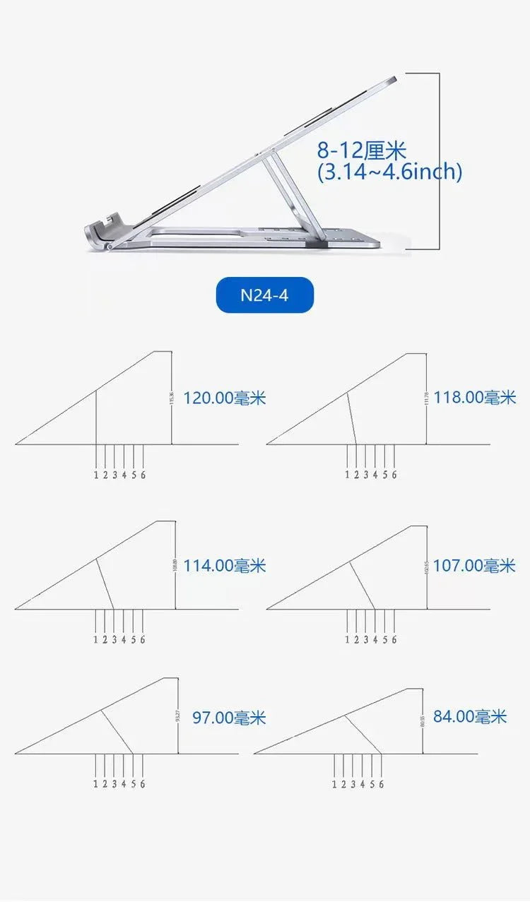 iDock 6 Degree Adjustable Height Laptop Stand - iDock Laptopstand