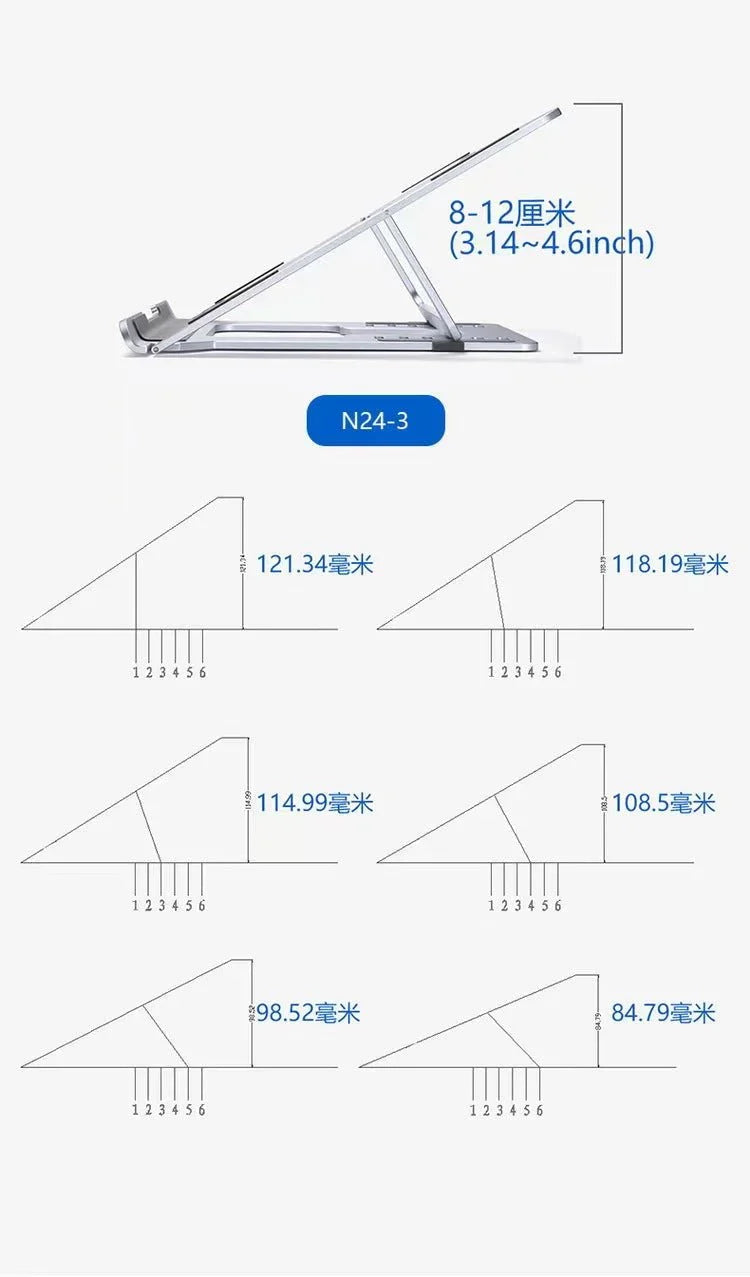 iDock 6 Degree Adjustable Height Laptop Stand - iDock Laptopstand