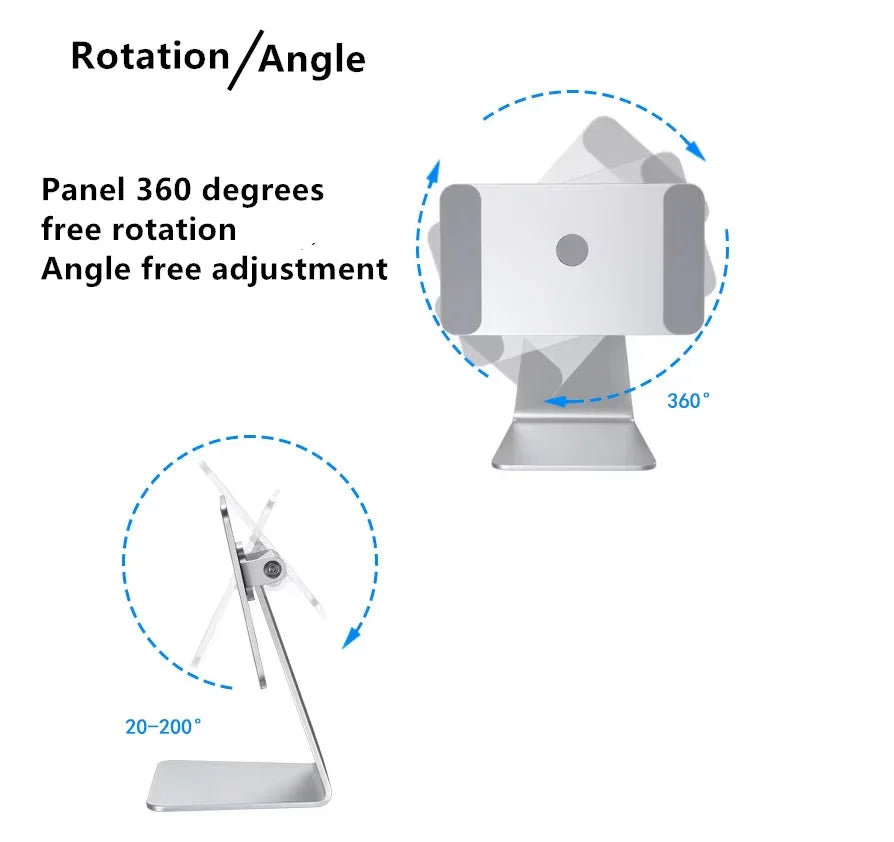 iDock Adjustable 360 rotation Cradle Mount Dock Magnetic tablet Holder stand for Apple iPad Pro 11''/12.9'' 3rd/4th/5th Generation - iDock Laptopstand