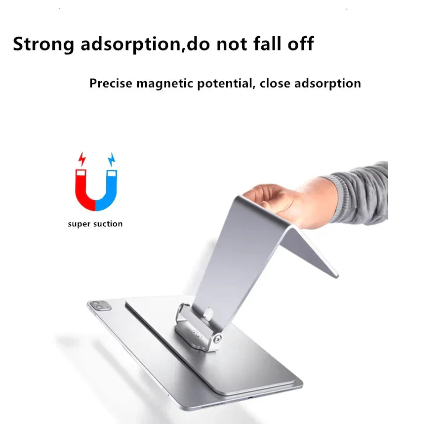 iDock Adjustable 360 rotation Cradle Mount Dock Magnetic tablet Holder stand for Apple iPad Pro 11''/12.9'' 3rd/4th/5th Generation - iDock Laptopstand