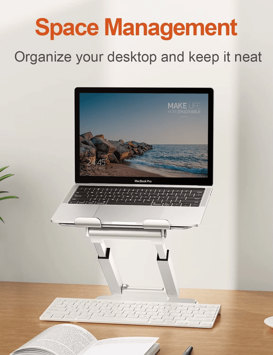 iDock Adjustable Height Ergonomic Sit to Stand Computer Stand Laptop Stand Riser for Good Posture - iDock Laptopstand