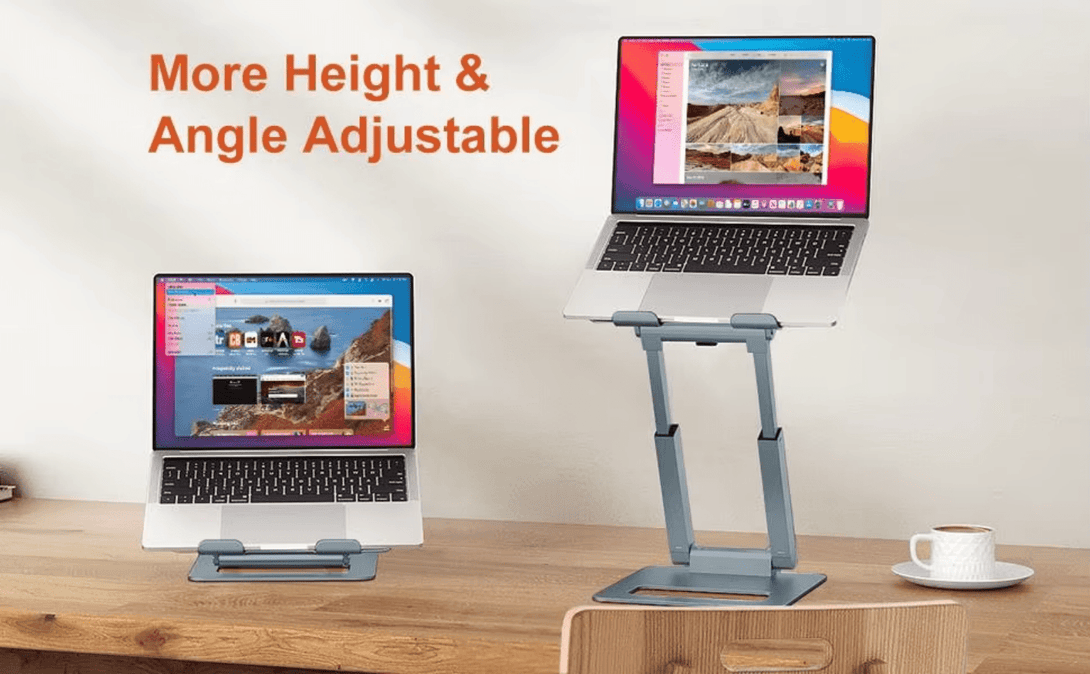 iDock Adjustable Height Ergonomic Sit to Stand Computer Stand Laptop Stand Riser for Good Posture - iDock Laptopstand