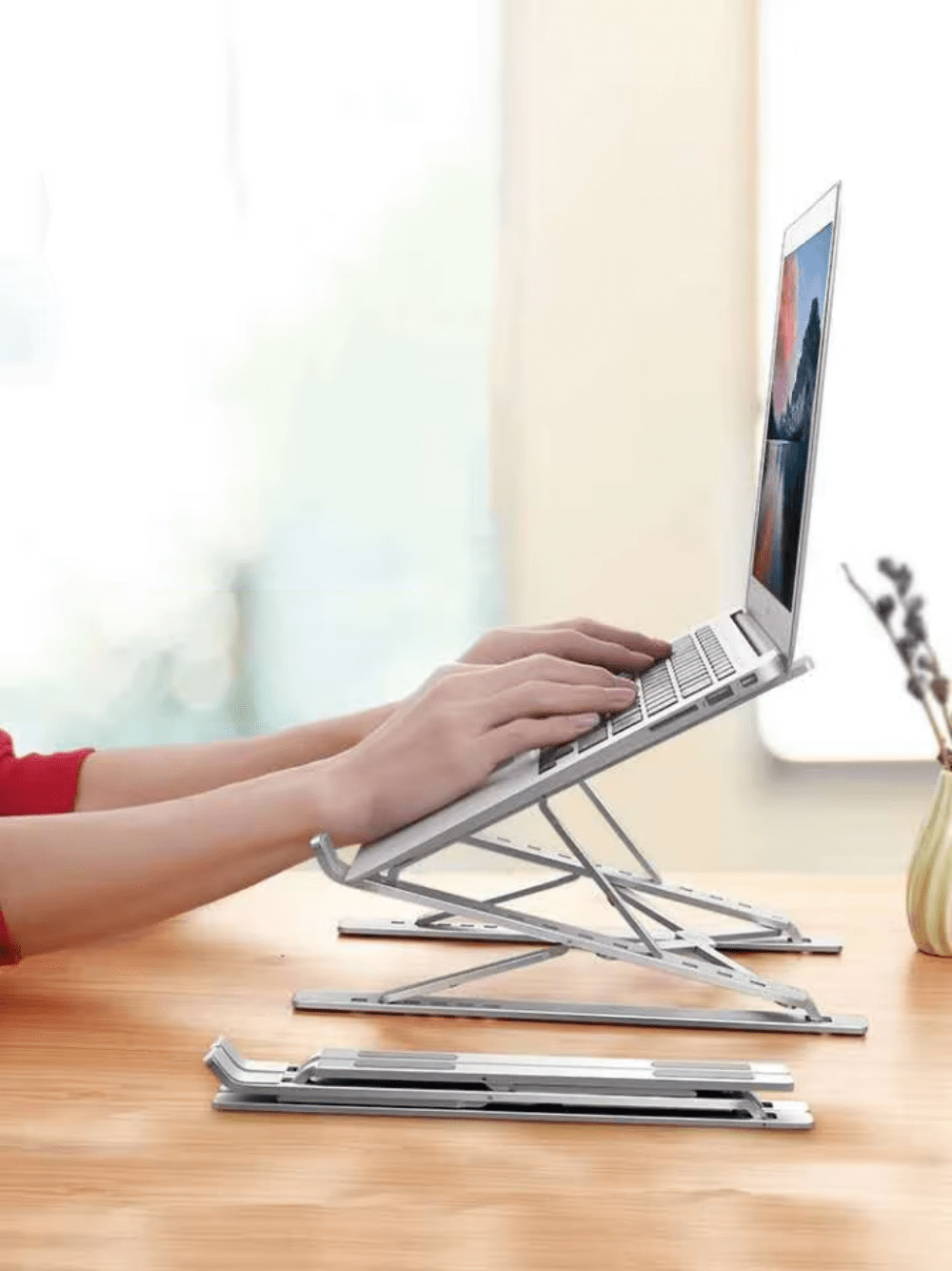 iDock Adjustable Portable Foldable Aluminum Laptop Stand - iDock Laptopstand