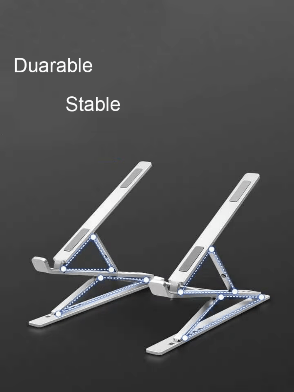iDock Adjustable Portable Foldable Aluminum Laptop Stand - iDock Laptopstand