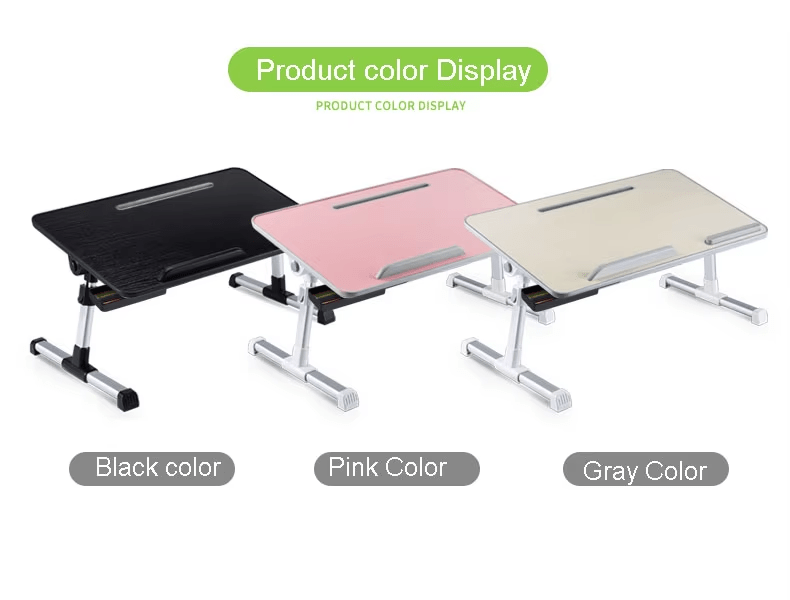 iDock Adjustable Table Stand with Storage Drawer Foldable Laptop Tray for Sofa Couch Floor Laptop Bed Tray Desk Laptop Stand - iDock Laptopstand