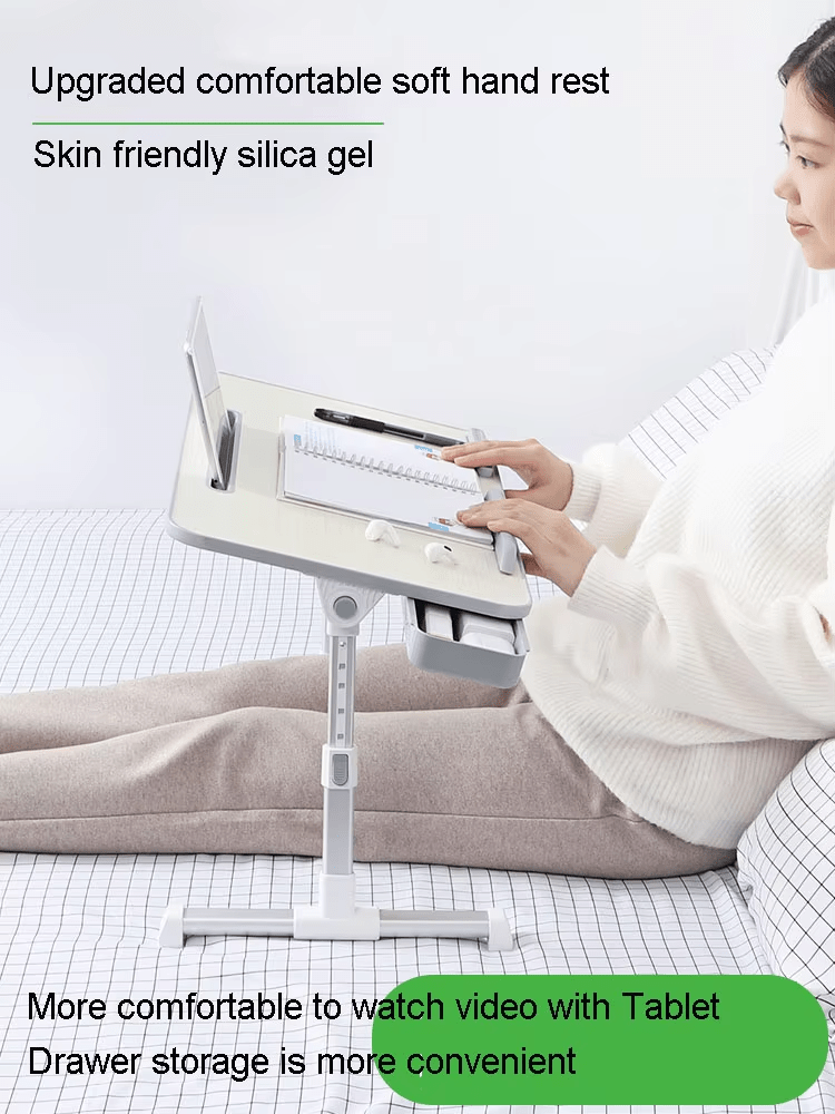 iDock Adjustable Table Stand with Storage Drawer Foldable Laptop Tray for Sofa Couch Floor Laptop Bed Tray Desk Laptop Stand - iDock Laptopstand