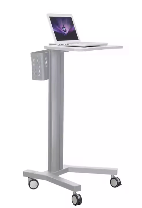 iDock All In One Height Adjustable Industrial Laboratory Medical Hospital Workstation Mobile Rolling Laptop Computer Cart Trolley - iDock Laptopstand
