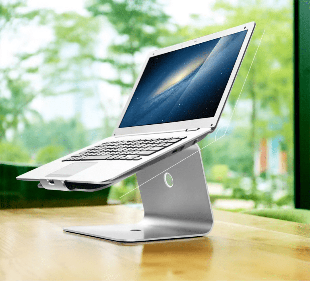 iDock Aluminium Laptop Stand Desktop Cooling Dock for MacBook or 11 - 15 Inch Laptops - iDock Laptopstand