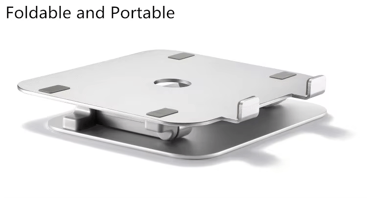 iDock Aluminium Vertical Foldable Height Adjustable Portable Flexible 17 Inch Laptop Stand - iDock Laptopstand
