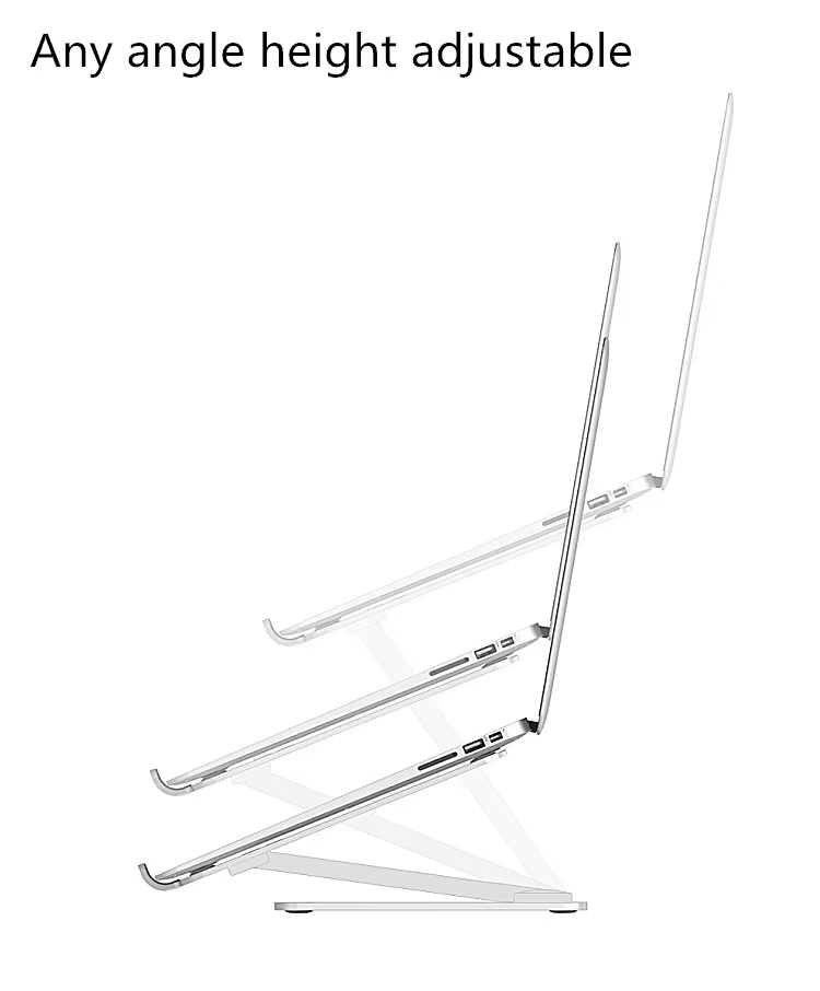 iDock Aluminium Vertical Foldable Height Adjustable Portable Flexible 17 Inch Laptop Stand - iDock Laptopstand