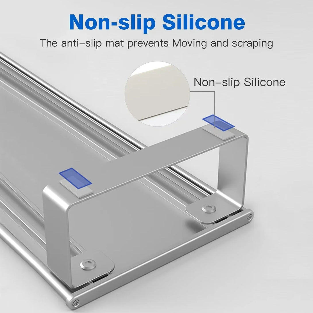 iDock Aluminum Alloy Desk Monitor Stand with 3.0 USB HUB Wireless Charging Monitor Stand - iDock Laptopstand