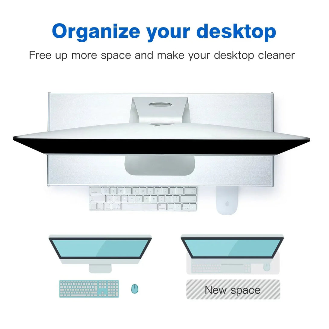 iDock Aluminum Alloy Desk Monitor Stand with 3.0 USB HUB Wireless Charging Monitor Stand - iDock Laptopstand
