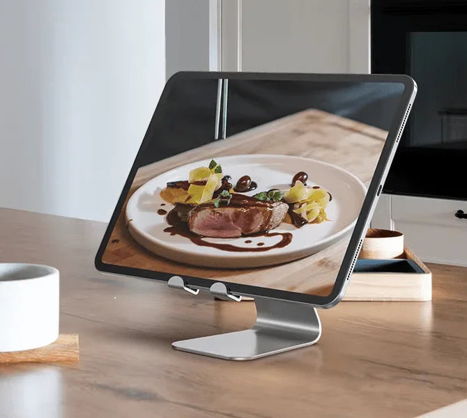 iDock Aluminum Alloy Multi - Angle Adjustable Desktop Tablet Stand Holder Compatible with Tablets - iDock Laptopstand