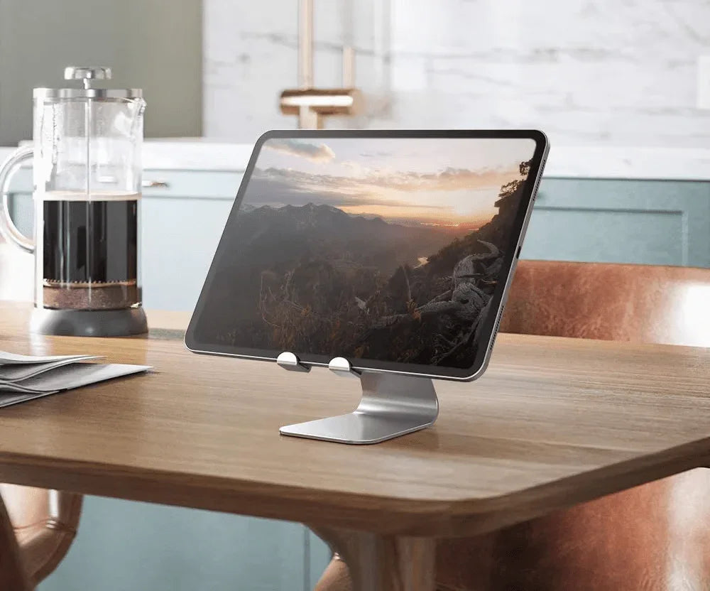 iDock Aluminum Alloy Multi - Angle Adjustable Desktop Tablet Stand Holder Compatible with Tablets - iDock Laptopstand
