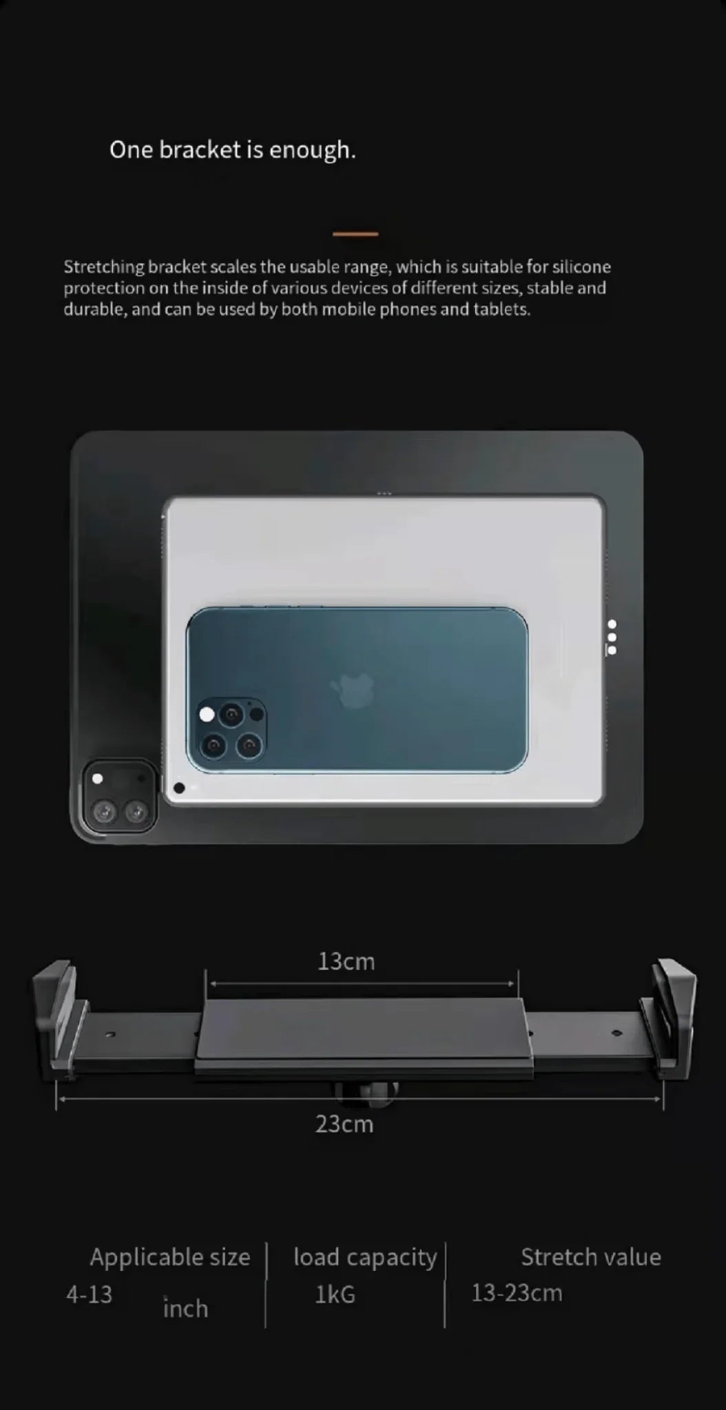 iDock Aluminum Long Arm Desktop Mount Holder for Bed Overhead Flexible Arm Clamp Clip Lazy Tablet Mobile Phone Stand Holder For Desk - iDock Laptopstand