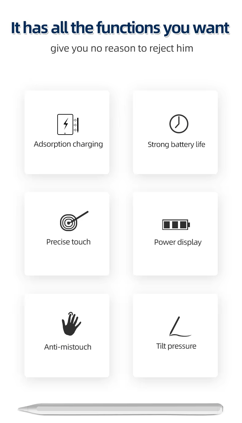 iDock Charge Magnetic Active Stylus Pen for iPad from 2018 - iDock Laptopstand